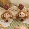 Vintage Wool Ear Clips