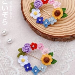 Colorful Garland Brooch