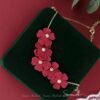 Crocheted Roseate Necklace