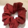 Silk jacquard hair scrunchie