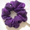 Silk jacquard hair scrunchie