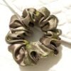 Silk jacquard hair scrunchie