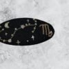 scorpio constellation hair clip